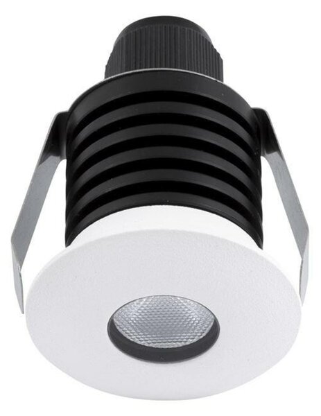NOVA LUCE venkovní zapuštěné svítidlo do země BANG bílý hliník LED 1W 3V 3000K IP67 8038401