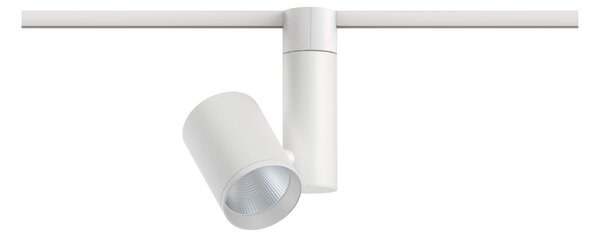 Paulmann 95537 URail Zeuz, bílý reflektor, 33W LED 3000K 39° stmívatelný, výška 24,1cm