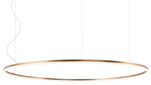 Redo 01-1719-TRIAC Orbit direct, závěsné kruhové svítidlo, 110W LED 3000K stmívatelné TRIAC, bronz, prům. 150cm