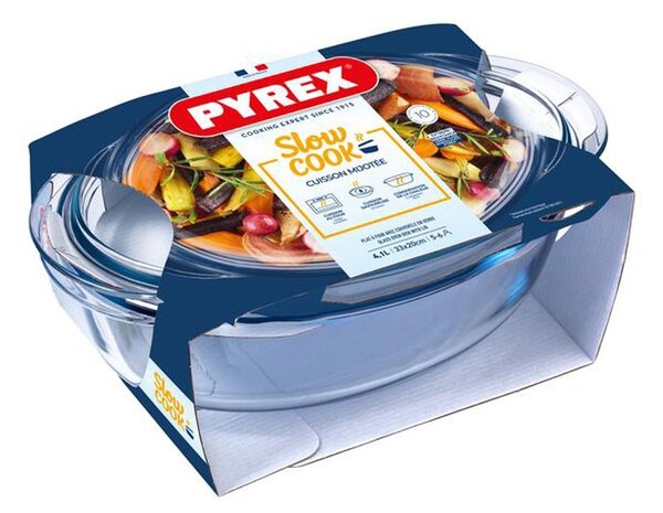 Pyrex Skleněná zapékací mísa s víkem 33x20cm/3,1l
