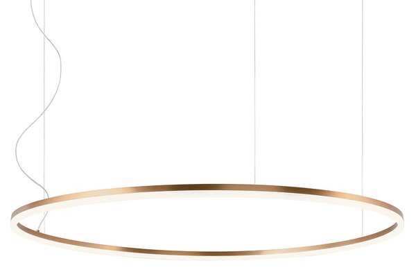 Redo 01-1717-TRIAC Orbit direct, závěsné kruhové svítidlo, 76W LED 3000K stmívatelné TRIAC, bronz, prům. 120cm
