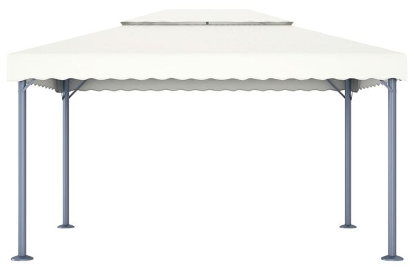 Altán 400 x 300 cm krémový hliník