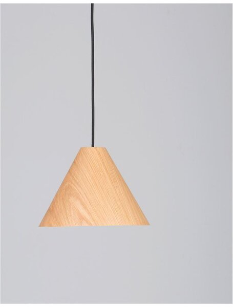 Nova Luce Závěsné svítidlo WERA, 25cm, E27 1x12W Barva: Tmavý ořech