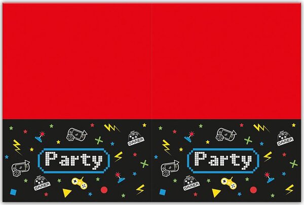Dětský plastový ubrus 120x180cm gamer