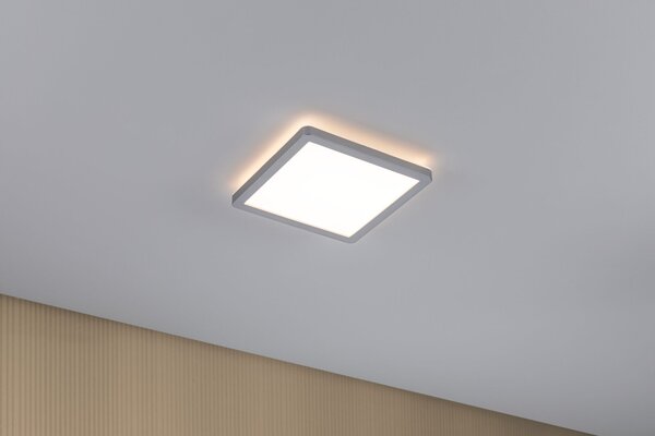 Paulmann 70993 Atria Shine, matně chromové stropní LED svítidlo s korónou, 11,2W LED 3000K, 19x19cm