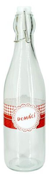 Skleněná láhev s patentním uzávěrem TORO 540ml domácí