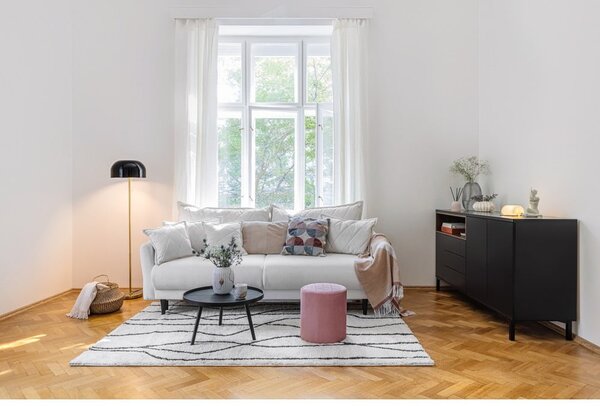 Bílý/černý koberec 80x150 cm Routa – Universal