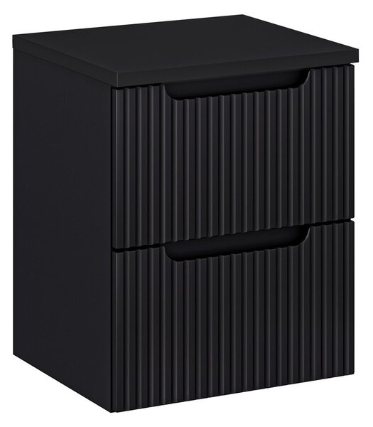 Comad Závěsná skříňka Nova Black I s deskou 50 cm černá