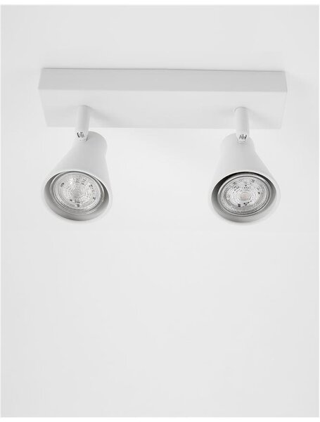 Nova Luce Bodové svítidlo DUBLIN, GU10 2x10W Barva: Bílá