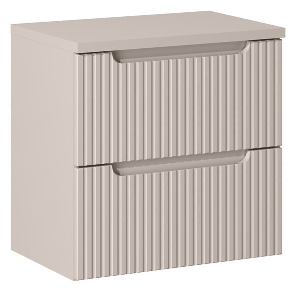 Comad Závěsná skříňka Nova Cashmere II s deskou 60 cm kašmírová