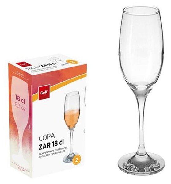 Cegeco Sklenice na víno CoK Zar 180ml 2ks
