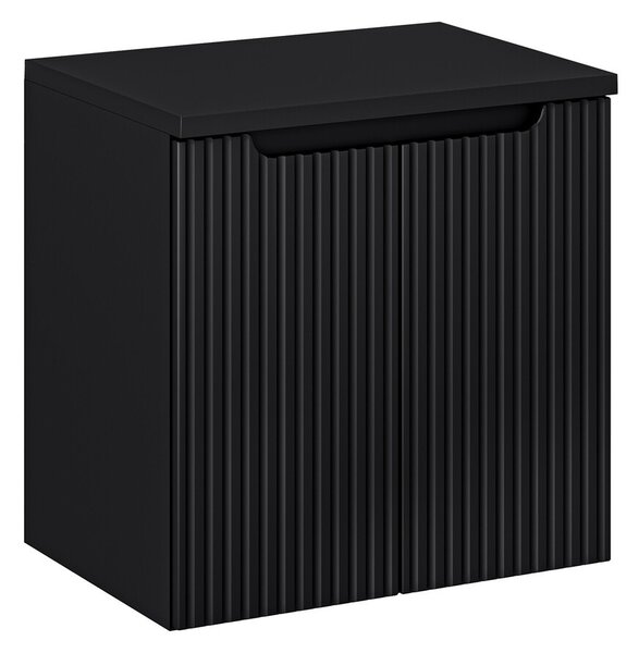 Comad Závěsná skříňka Nova Black II s deskou 60 cm černá