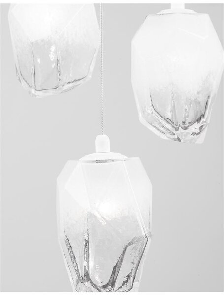 Nova Luce Závěsné svítidlo ICE, G9 3x5W