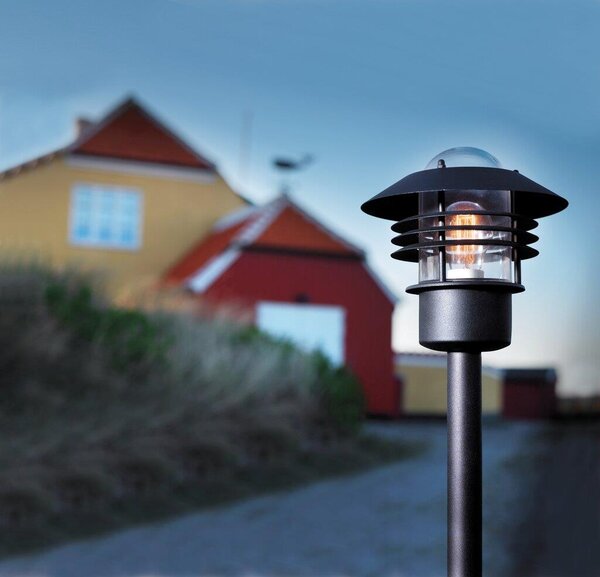 Nordlux 25118003 Vejers, venkovní sloupková lampa, 1xE27 max 60W, kov, černá, IP54, výška 92cm