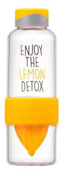 Lock&Lock Láhev na vodu "Bisfree Detox", 520 ml, žlutá