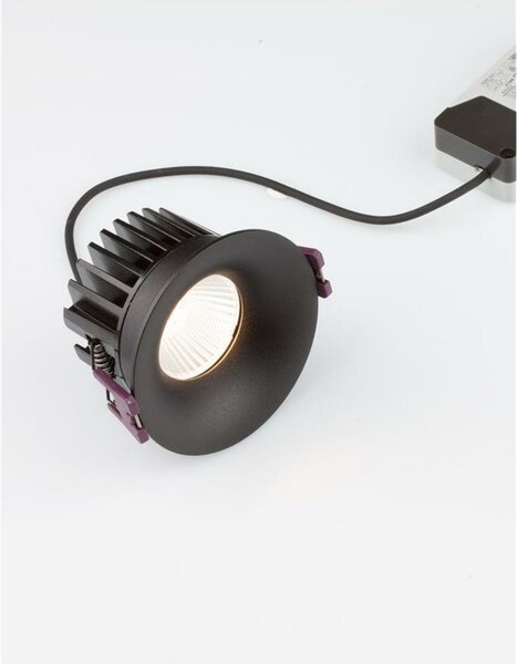 NOVA LUCE zapuštěné svítidlo BLADE černý hliník LED 12W 3000K 38st. IP65 9232120