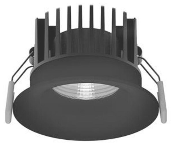NOVA LUCE zapuštěné svítidlo BLADE černý hliník LED 12W 3000K 38st. IP65 9232120