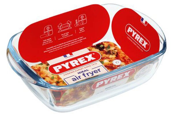 Pyrex Skleněná mísa do horkovzdušné trouby 23x15cm/1,2l., borosilikát