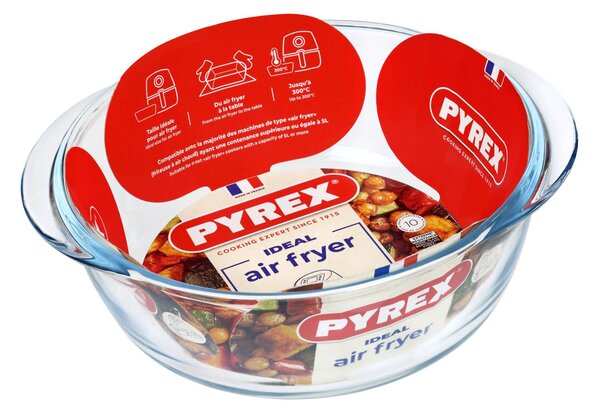 Pyrex Skleněná mísa do horkovzdušné trouby 20cm/1l., borosilikát