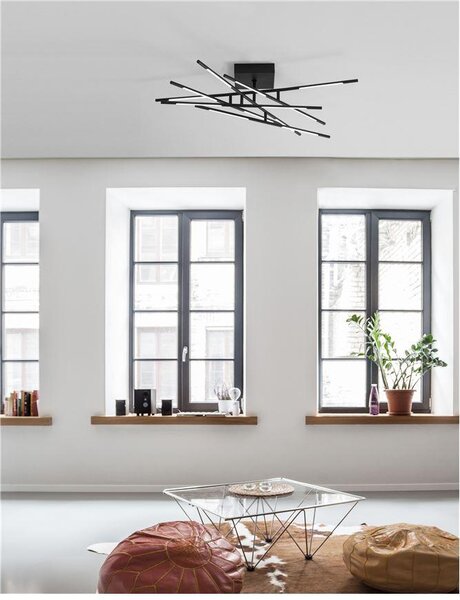 Nova Luce Stropní LED svítidlo RACCIO, 48W 3000K stmívatelné Barva: Zlatá