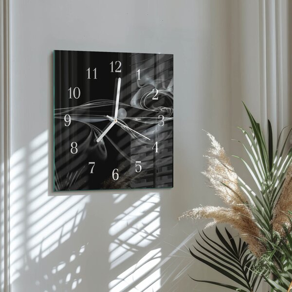 Skleněné hodiny Abstrakce zskb-30x30-00057548