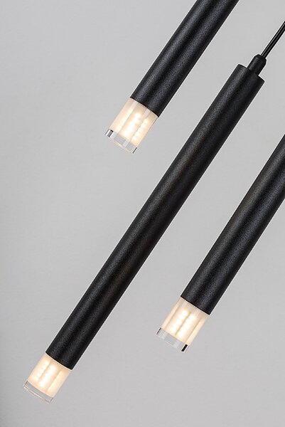 RABALUX 72358 Ramira závěsné svítidlo D250mm 3xG9 černá, průhledná