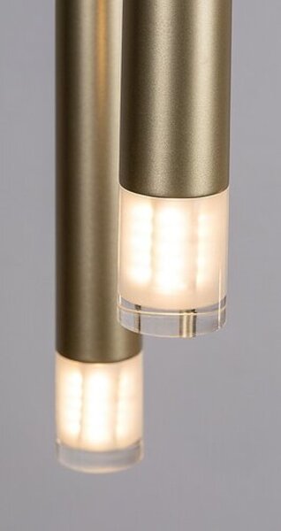 RABALUX 72361 Ramira závěsné svítidlo D360mm 5xG9 zlatá, průhledná