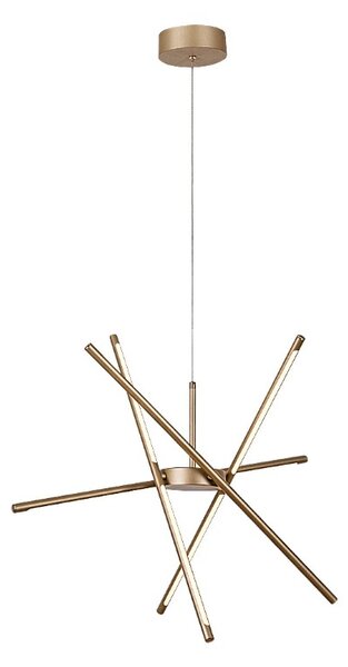RABALUX 72339 Henli2 závěsné svítidlo LED 40W/2800lm 3000K zlatá, bílá