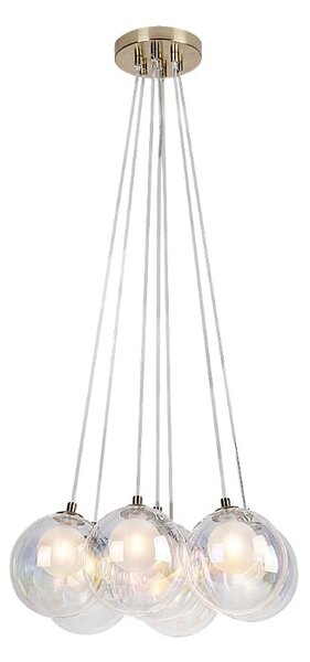 RABALUX 72304 Rosehip závěsné svítidlo D450mm 7xG9 champagne, vícebarevná
