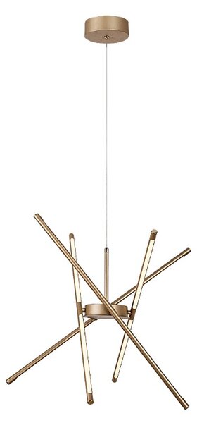 RABALUX 72339 Henli2 závěsné svítidlo LED 40W/2800lm 3000K zlatá, bílá