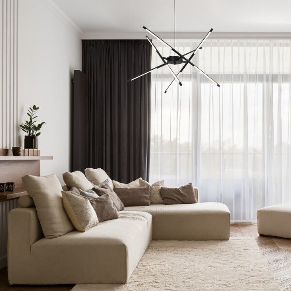 RABALUX 72338 Henli2 závěsné svítidlo LED 40W/2800lm 3000K černá, bílá