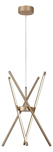RABALUX 72339 Henli2 závěsné svítidlo LED 40W/2800lm 3000K zlatá, bílá