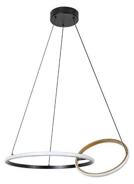 RABALUX 72296 Emilion závěsné svítidlo LED 36W/2150lm 4000K černá, zlatá, bílá