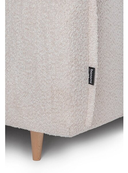 Béžová rozkládací pohovka z textilie bouclé 215 cm Patti – Bonami Selection