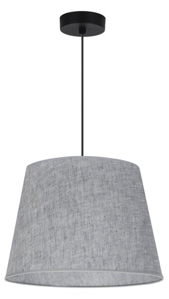 Závěsné svítidlo Jen, 1x šedé textilní stínítko, (fi 38 cm), b