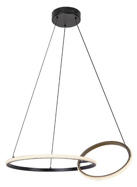 RABALUX 72296 Emilion závěsné svítidlo LED 36W/2150lm 4000K černá, zlatá, bílá