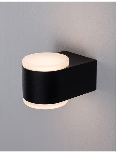 Nova Luce Venkovní nástěnné svítidlo NUS, LED 2x4W 3000K 120st. IP54