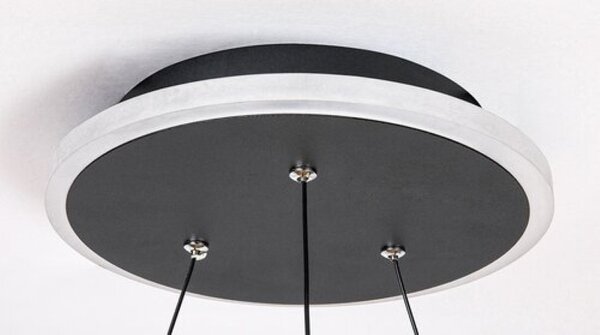 RABALUX 72229 Sindri závěsné svítidlo D600mm LED 45W/3200lm 3000+4000K černá, bílá, DIP switch