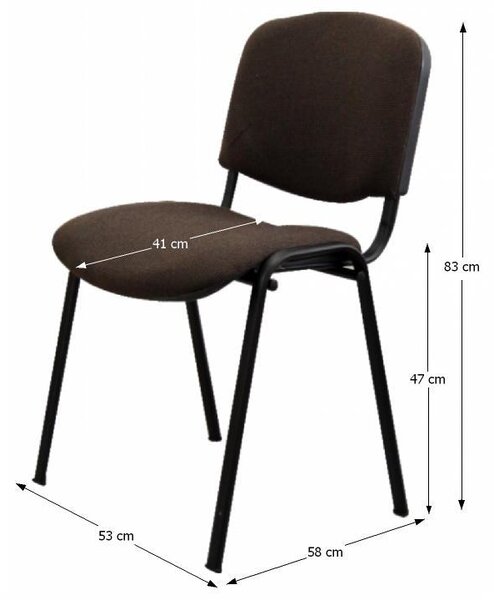 Konferenční židle Isior (hnědá)