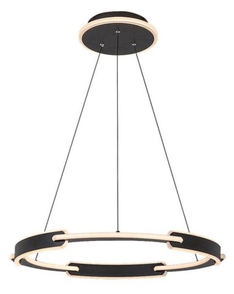 RABALUX 72229 Sindri závěsné svítidlo D600mm LED 45W/3200lm 3000+4000K černá, bílá, DIP switch