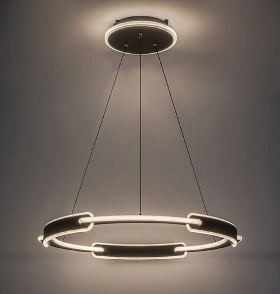 RABALUX 72229 Sindri závěsné svítidlo D600mm LED 45W/3200lm 3000+4000K černá, bílá, DIP switch