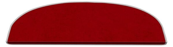 Červené nášlapy na schody v sadě 16 ks 20x65 cm Plain Color – Vitaus