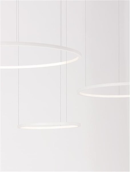 Nova Luce Závěsné LED svítidlo PURPLE, 84W stmívatelné Barva: Zlatá