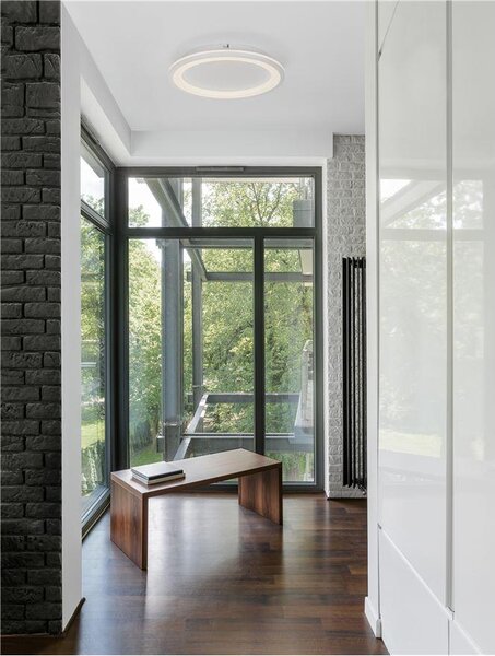 Nova Luce Stropní LED svítidlo OGGY, ø 30 cm, 30W 3000K Barva: Černá