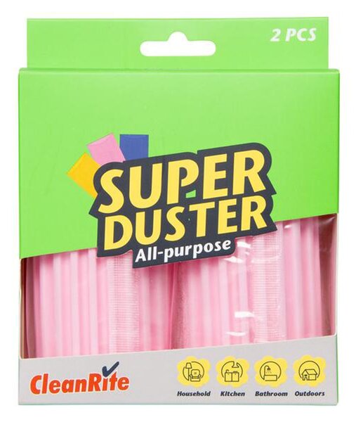 Cleanrite SUPER DUSTER univerzální houbička na prach 2ks 11,5x5,5cm