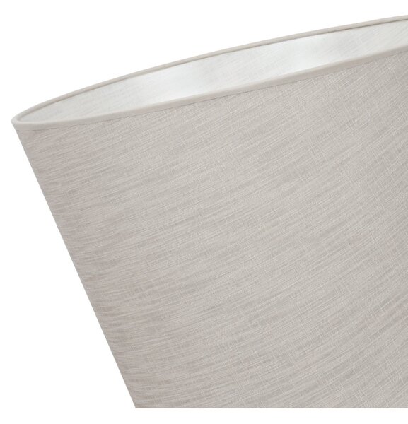 Závěsné svítidlo Jen, 1x světle béžové textilní stínítko, (fi 38 cm), b
