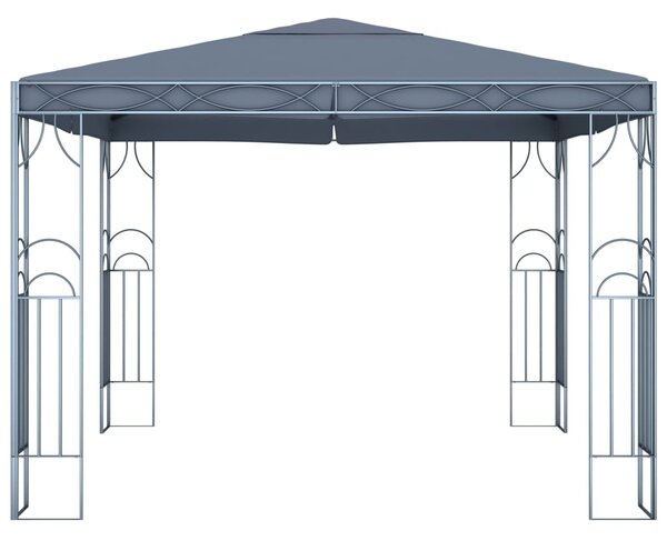 Altán 300 x 300 cm antracitový