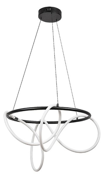 RABALUX 72191 Montema závěsné svítidlo D600mm LED 54W/4480lm 4000K černá, bílá