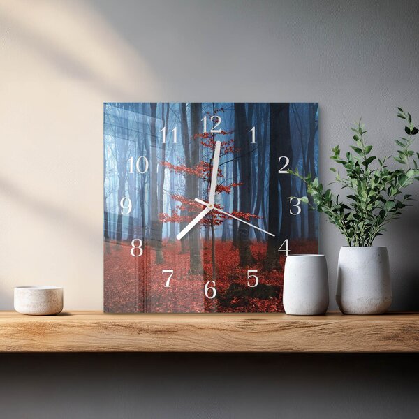 Skleněné hodiny Tma zskb-30x30-00083756