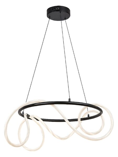 RABALUX 72191 Montema závěsné svítidlo D600mm LED 54W/4480lm 4000K černá, bílá